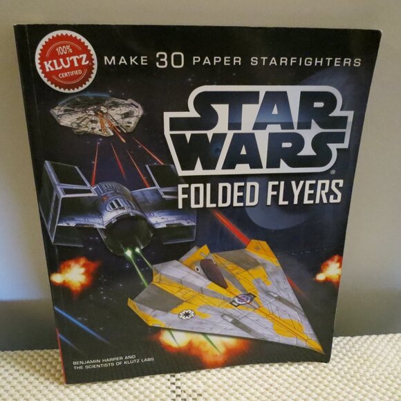 Star Wars Paper Folded Flyers Starfighter Construction Kit Book by Klutz Labs - Picture 2 of 11